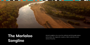 Paysage australien lié à la Marlaloo Songline